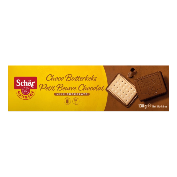 Biscuits au beurre Chocolat Schär sans gluten
